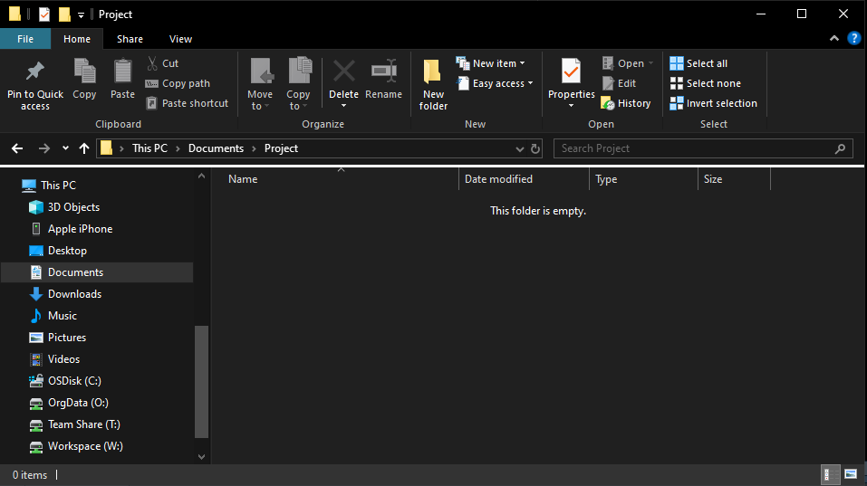 Figure 1: Prompt on selecting overall project folder.